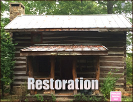 Historic Log Cabin Restoration  Max Meadows, Virginia